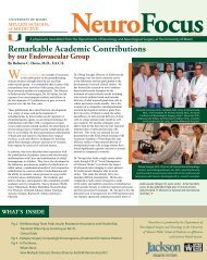 Winter 2011 - Neurological Surgery - University of Miami