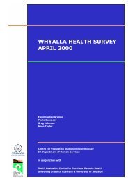 Whyalla Health Survey