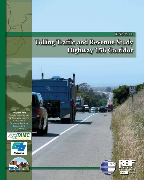 156 Toll Road Study and Appendices - Transportation Agency for ...