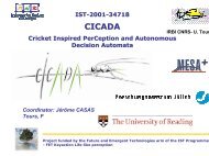 Cricket Inspired PerCeption and Autonomous Decision Automata