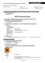 BÜFA Kaugummi-Spray - vanbaerle.com