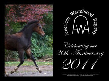 2011 - American Warmblood Registry