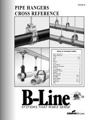 PIPE HANGERS CROSS REFERENCE - Dixie Construction Products