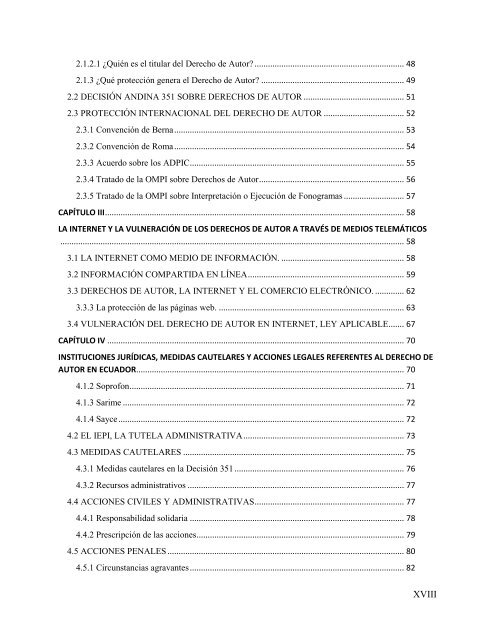 LOS DERECHOS DE AUTOR EN EL ECUADOR Y SU ...