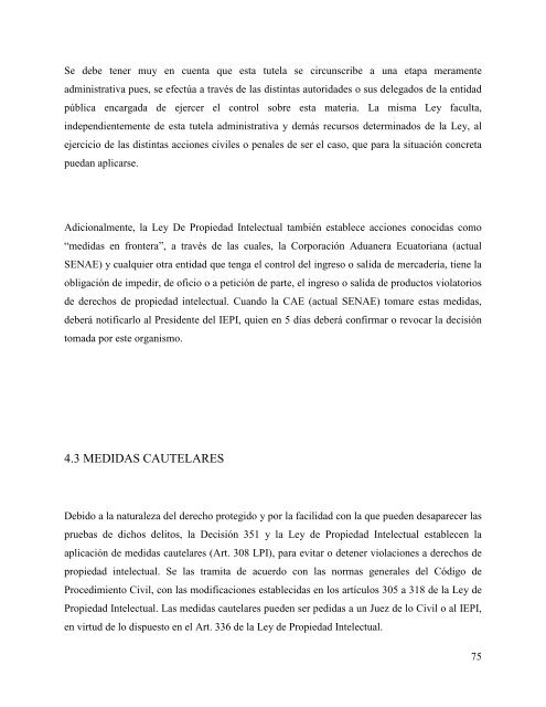 LOS DERECHOS DE AUTOR EN EL ECUADOR Y SU ...