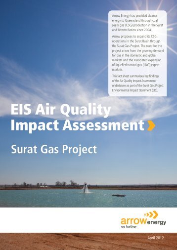 Surat Gas Project EIS - Air Quality Impact Assessment - Arrow Energy