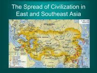 Chapter Twelve: The Spread of Civilization in East and Southeast Asia