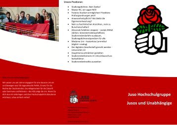 ErSie Flyer - Jusos Hochschulgruppe Hannover