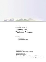 Workshops - UbiComp