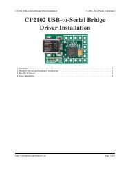 Pololu - CP2102 USB-to-Serial Bridge Driver Installation