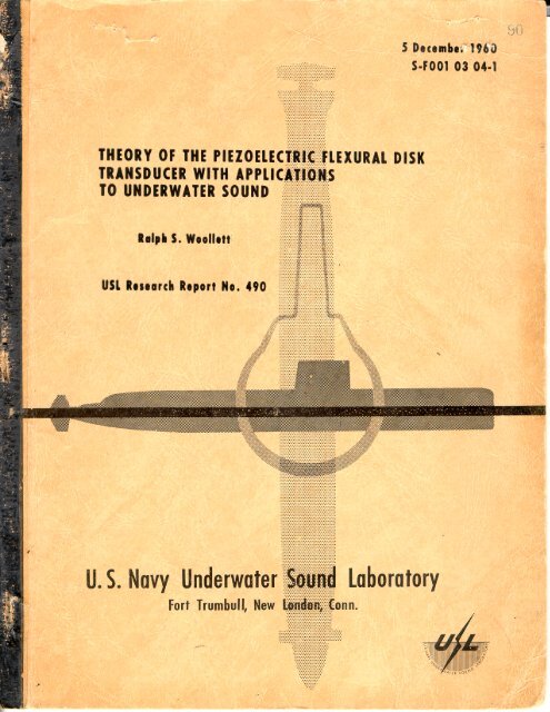 Theory of the Piezoelectric Flexural Disk Transducer with ...