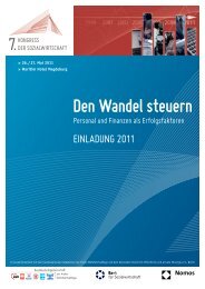 Den Wandel steuern - Kongress der Sozialwirtschaft