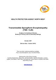 Transmissible spongiform encephalopathy (TSE/CJD) Guidance for ...