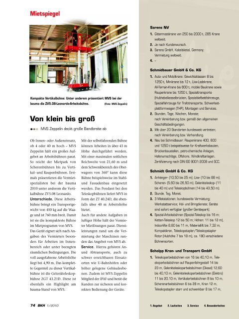 BAUMA 2010 ePaper