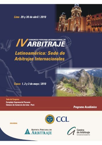 .l&~ ARBITRAJE - Instituto Peruano de Arbitraje