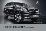 Genuine accessories for the GL-Class