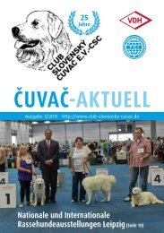 ÄUVAÄ-AKTUELL - Club Slovensky Cuvac