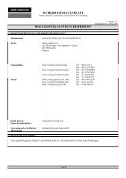 sicherheitsdatenblatt molykote(r) m-55 plus dispersion - Maagtechnic