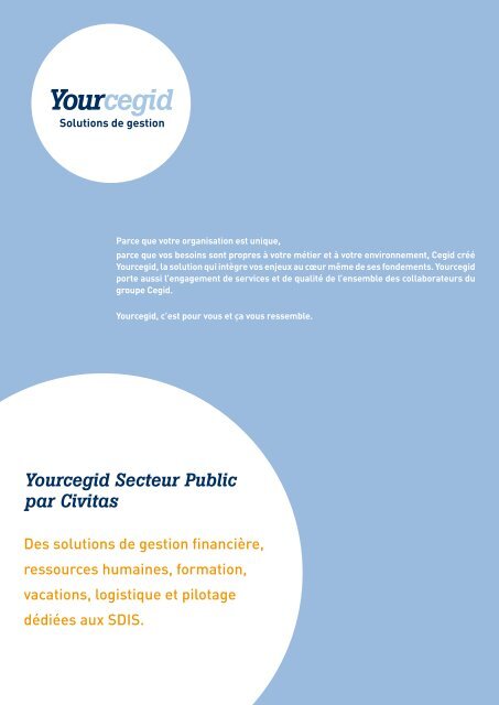Offre Yourcegid Secteur Public SDIS - Cegid.fr