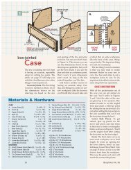 Curved-Lid Tool Chest, Pt. 2 - Woodsmith Woodworking Seminars