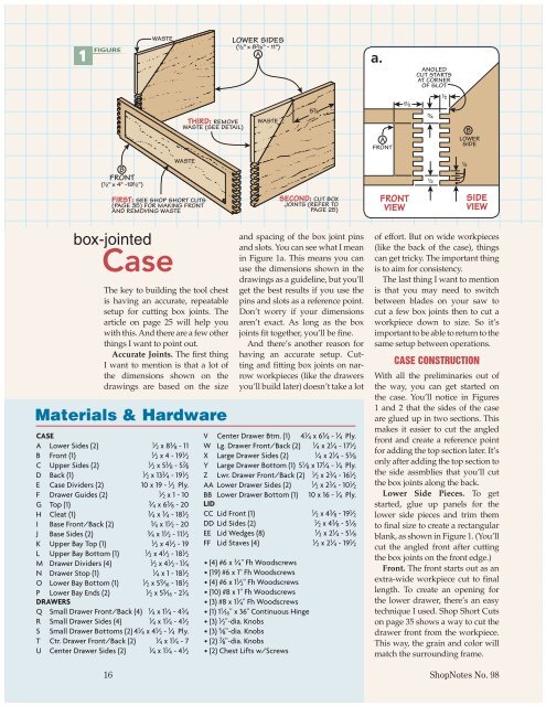 Curved-Lid Tool Chest, Pt. 2 - Woodsmith Woodworking Seminars