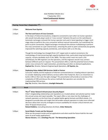 APF 2011 Speakers Rundown-Aug 31Updated.pdf - Beer and Peer