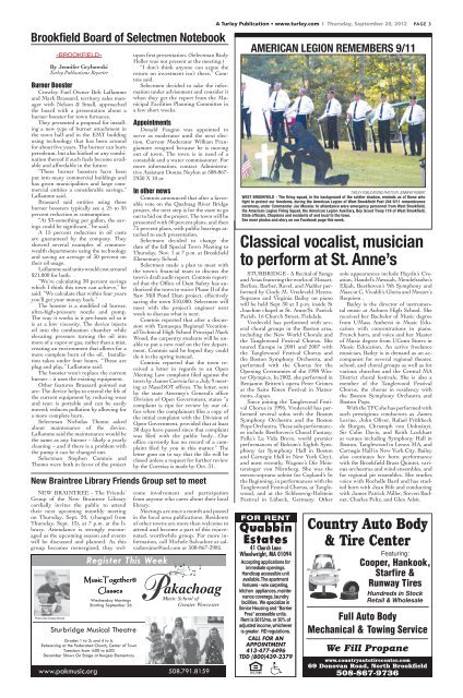 September 20, 2012 pdf edition - Quaboag Current