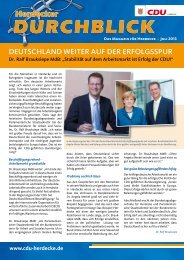 DURCHBLICK - CDU-Stadtverband Herdecke