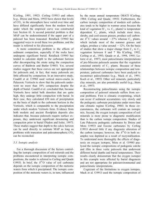 Paleosols in clastic sedimentary rocks: their geologic applications