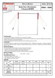 INSTRUCCIONES DE MONTAJE (Pdf - 641 Ko) - Gymnova