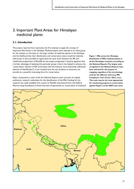 Identification and Conservation of Important Plant Areas - Plantlife