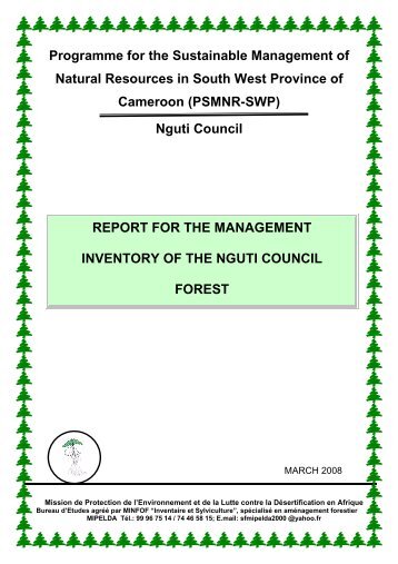 Nguti Council - Centre Technique de la ForÃªt Communale