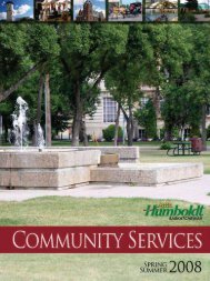 Community Services - City of Humboldt