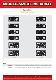 MIDDLE-SIZED LINE ARRAY - X-Treme Audio