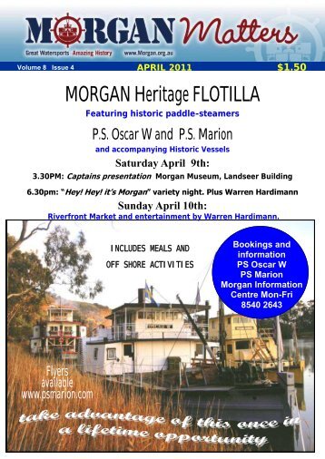 MORGAN Heritage FLOTILLA - Morgan, South Australia