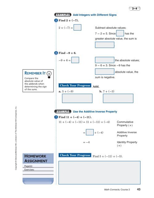 Noteables Interactive Study Notebook - McGraw-Hill Higher Education