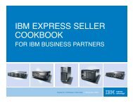 IBM EXPRESS SELLER COOKBOOK