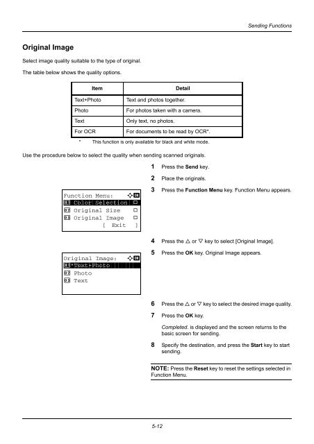 user manual - Utax