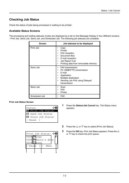 user manual - Utax