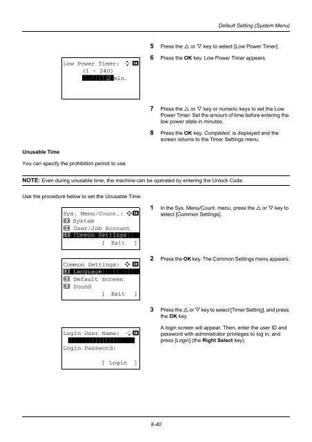 user manual - Utax