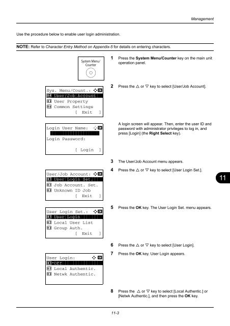 user manual - Utax