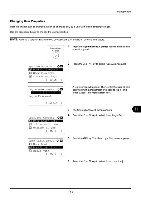 user manual - Utax