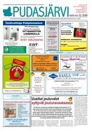 pudasjarvilehti-32-n.. - PudasjÃ¤rvi-lehti ja VKK-Media Oy