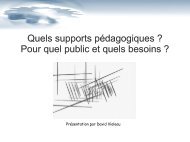 Quels supports pÃ©dagogiques ? Pour quel public et quels ... - Afdet