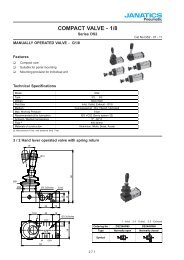 Compact Valve - Janatics