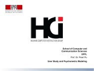 Slides1 - HCI - EPFL