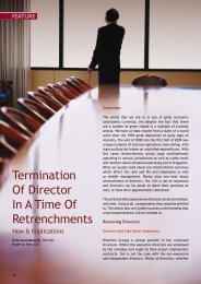 Termination Of Director In A Time Of Retrenchments - Singapore ...