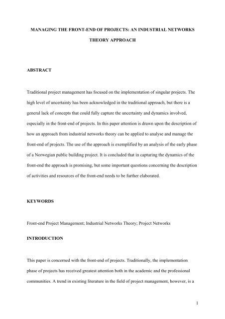 Link to thesis. - Concept - NTNU