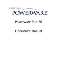 Powerware Plus 36 Operator's Manual