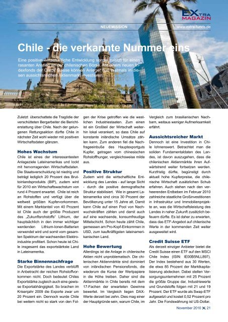 ETf-Matrix - EXtra-Magazin